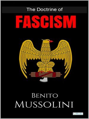 cover image of THE DOCTRINE OF FASCISM